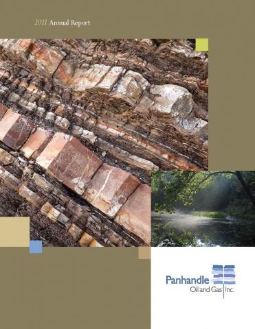 Cover of the 2011 Annual Report for Panhandle Oil and Gas Inc.